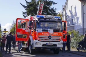 Tag der offenen Tür – Darmsheim: Spielstraße, Hüpfburg und eine Fett-Explosion  bei der Feuerwehr